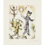 Marc Chagall, Russian/French 1887-1985- La Reve de L’Ane [Cramer 63], 1968; etching with aquatint in