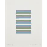 Bridget Riley CH CBE, British b.1931- Intervals 2, 2019; screenprint in colours on wove, signed,