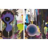 Takashi Murakami, Japanese b.1962- Infinity and Davey Jones' Tear, 2008; two offset lithographs in