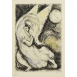 Marc Chagall, Russian/French 1887-1985- Promise to Jerusalem, from La Bible [Cramer Book 30], 1931-