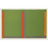 John Hoyland RA, British 1934-2011- Large Green Swiss, 1968; lithograph in colours on wove,