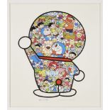 Takashi Murakami, Japanese b.1962- Doraemon's Daily Life, 2019; screenprint in colours on wove,