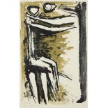 Kenneth Armitage CBE, British 1916-2002- Two Figures, 1953; lithograph in colours on wove, signed,