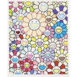 Takashi Murakami, Japanese b.1962- Flowers of Hope, 2020; lithograph in colours on wove, signed,