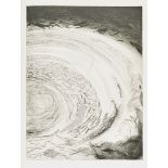 Geoff MacEwan, Scottish b.1943- Maelstrom, 1989; the complete portfolio of eight drypoint etchings