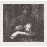Henry Moore OM CH FBA, British 1898-1986- Lullaby Sleeping Head [Cramer 250], 1973- lithograph on