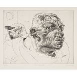 Peter Howson OBE, British b.1958- On Parade, 1992; etching on wove, signed, dated, titled and