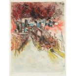 Roberto Matta, Chilean 1911-2002; Untitled, 1976-77; etching and aquatint with hand colouring in