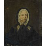 French School, late 17th century- Portrait of a lady, traditionally held to be Marie de Vial,