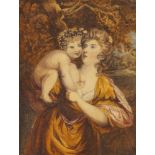 After Sir Joshua Reynolds PRA, British 1723-1792- Mrs Hartley as a Nymph with a Young Bacchus;