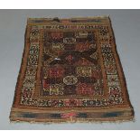 Three Turkmen rugs and a Turkish wool rug(4)80