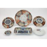 A collection of Japanese Imari porcelain, early 20th century, comprising twelve plates, 22cm