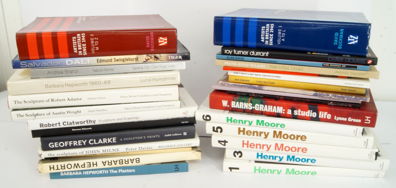 Modern British Sculptors & Artists Reference Books; to include Henry Moore Complete Sculpture Volume - Image 2 of 2