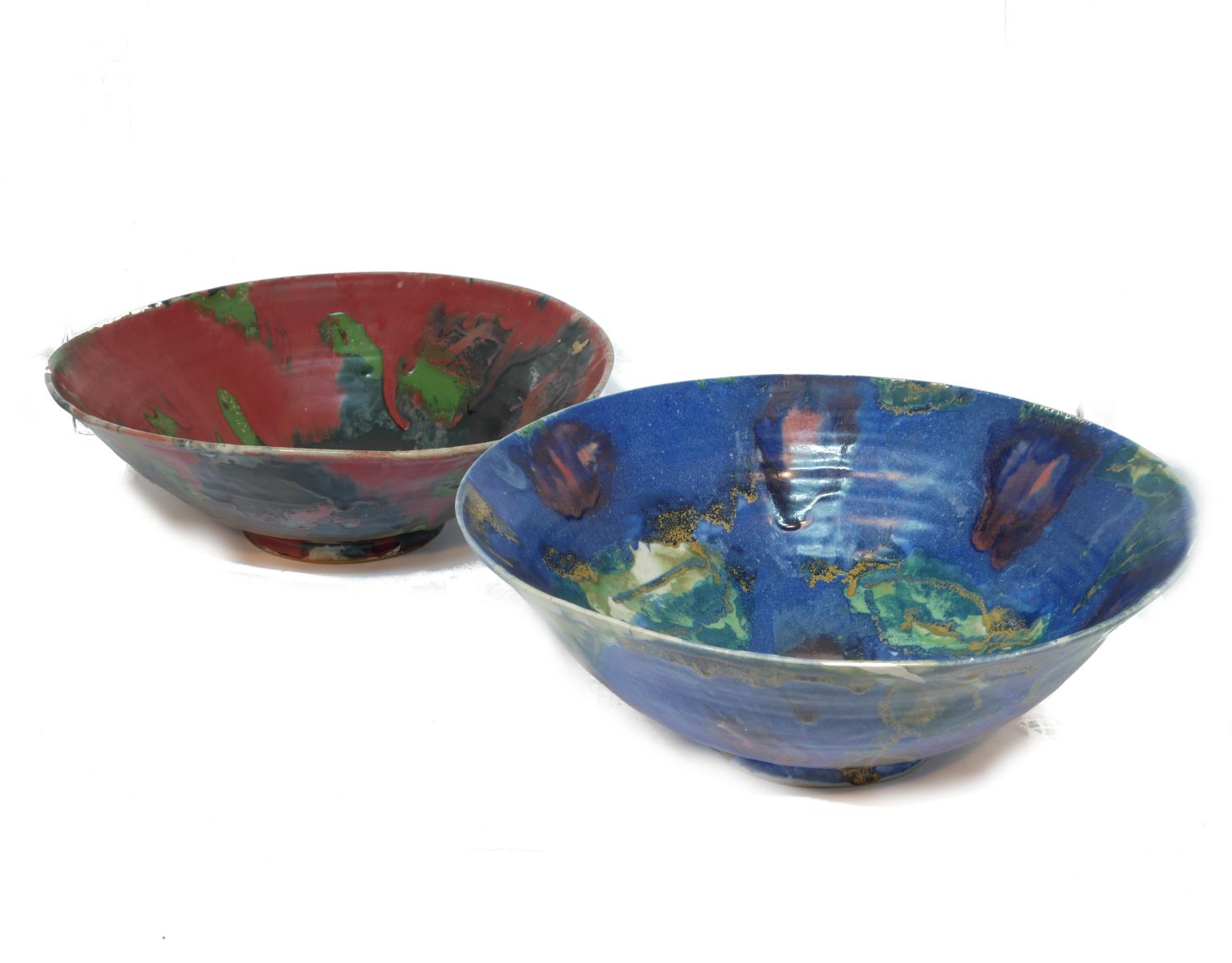 Janice Tchalneko (1942-), a large flared bowl c.1990, unsigned A large flared stoneware bowl