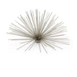 American, a 'Pom-Pom' steel wall sculpture c.1980 With welded steel rod construction 17cm highPlease