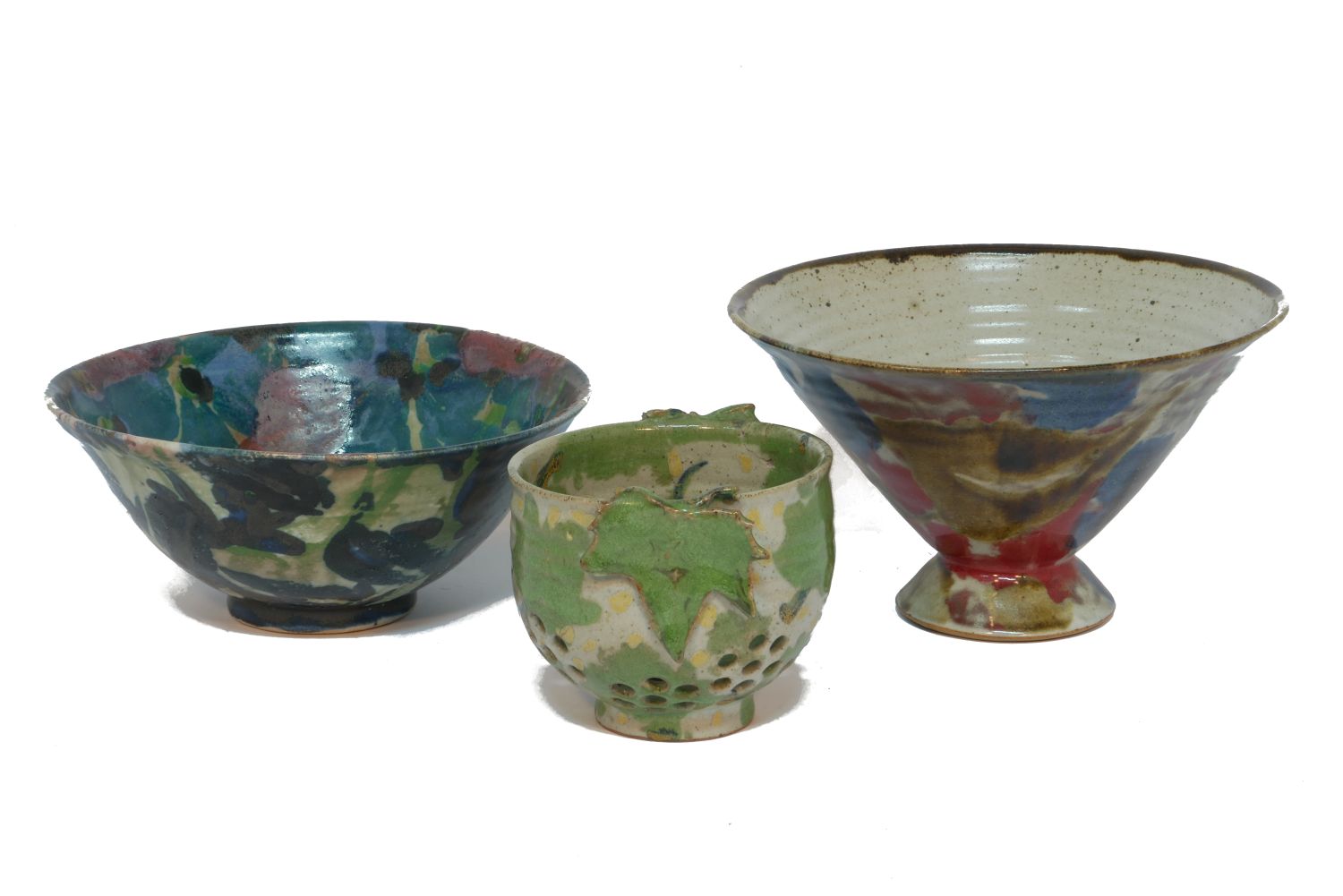 Janice Tchalneko (1942-), a large flared bowl c.1990, unsigned A large flared stoneware bowl - Image 4 of 6