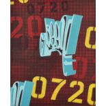 Seen UA (Richard Mirando), American b.1961- Untitled, 1998; spray paint on canvas, signed in