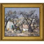 Lucien Potronat, French 1889-1974 Olives en Provenance; oil on canvas, signed lower left; signed and