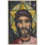 British School, mid 20th century- Crown of Thorns; oil on canvas, 57 x 37.5cmPlease refer to