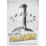 Banksy, British b.1974- Visit Historic Palestine Poster, 2018; lithographic poster in colours on