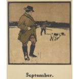 Sir William Nicholson, British 1872-1949 September, Shooting, 1898; lithograph in colours on wove,