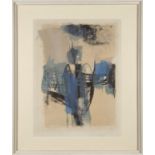 Trevor Bell, British 1930-2017- Untitled, 1956; lithograph in colours on wove, signed, dated and