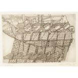 Ann Westley, British b. 1948- Mutineers; etching, signed, titled and numbered 13/25 in pencil, 20