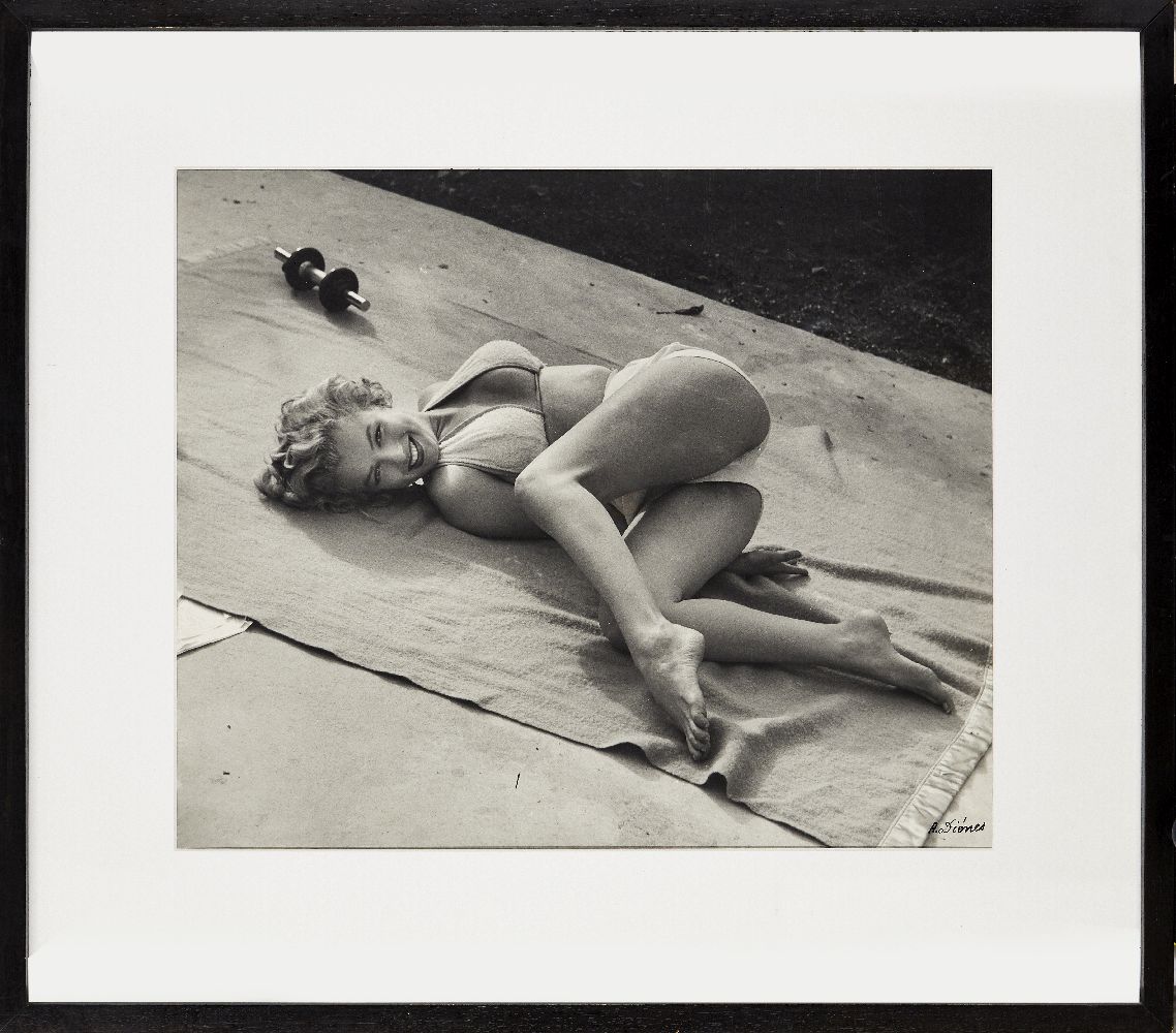 André de Dienes, American-Hungarian 1913-1985- Marilyn Monroe, Bel Air Hotel, California, 1953; - Image 3 of 4