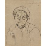 Henryk Berlewi, Polish 1894-1967- Three portrait studies, circa 1915; three works, pencil and