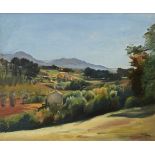 Henri Hayden, French 1883-1970; Hameau dans la vallée; oil on canvas, signed lower right, 50 x