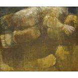 Bill Ainslie, South African 1934-1989 Sleeping Figure; oil on canvas, signed lower right; signed and