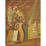 Dimitry Merinoff, Russian, 1896-1971- Nature Morte and Cheval Blanc, circa 1930; two works, both