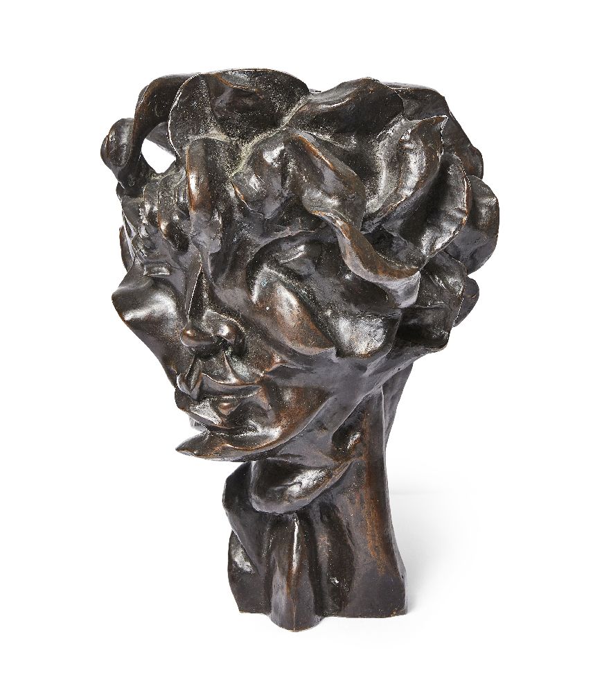Otto Gutfreund, Czechoslovakian 1889-1927- Viki 1912/13; bronze, 32.7cm Provenance: Abe Gottlieb, - Image 3 of 3