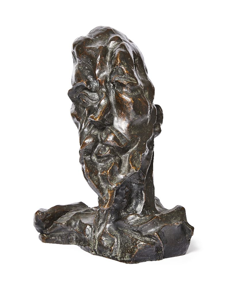 Otto Gutfreund, Czechoslovakian 1889-1927- Don Quixote, 1912/13; bronze, height 38cm Provenance: Abe - Image 2 of 2