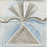 Gordon House, British 1932-2004- Abstract composition; etching with hand colouring heightened in