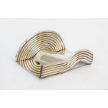 Neville Boden, South African/British 1929-1996- Untitled; silver plated metal, 10cm high, 15cm wide,