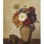 Joseph Frederick Percy Rendell ARCA, British 1872-1955- Still Life of Flowers; oil on panel, signed,