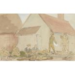 British School, early 20th century- Some fell by the way side, May 1917; watercolour over pencil
