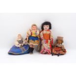 A collection of early 20th century and later dolls, to include continental examples (German, Spanish