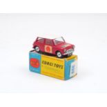 A Corgi Toys Austin Seven Mini 225, 1966 'R.A.C INTERNATIONAL RALLY B.M.C MINI-COOPER 'SUN',