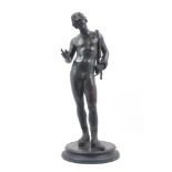 AMENDMENT: Please note that the lot should read 'A 19th Century Grand Tour Italian patinated bronze