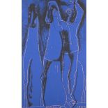 After Marino Marini, Italian 1901-1980- Untitled horse and rider; reproduction print in colours,