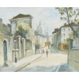 Theo Campion, German 1887-1952- View of Montmarte; oil on canvas, 50x30cm (ARR) Provenance: