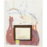 Chloe Cheese, British b.1952- Radio, 1982; lithograph in colours on wove, signed, dated, titled