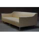 Amendment - Please Note these sofas are 265cm wide. A pair of large modern sofas, of recent