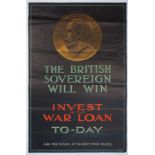 WWI INTEREST: a war loan poster, 'YOU HAVE IN YOUR POCKET SILVER BULLETS THAT WILL STOP THE