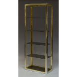 AMENDMENT: Please note the correct width is 76cm wide. A set of Italian chromed and brass floor