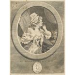 Augustin de Saint-Aubin, French 1736-1807- Au moins soyez discret & Comptez sur mes sermens;