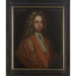 Dutch School, early-mid 18th century- Portrait of Christian Ziegler (1688-1762), half-length wearing