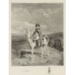 Louis Ruet, French 1861-1951- Napoleon, after Jean Louis Ernest Meissonier; drypoint etching with